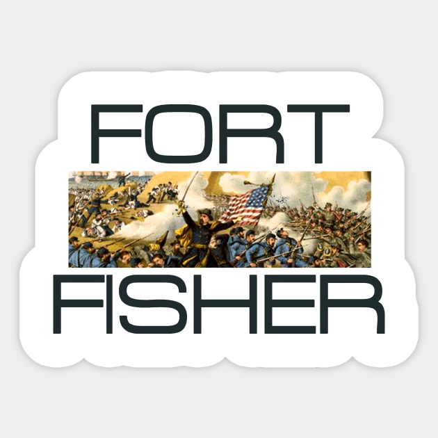 Fort Fisher Sticker by teepossible